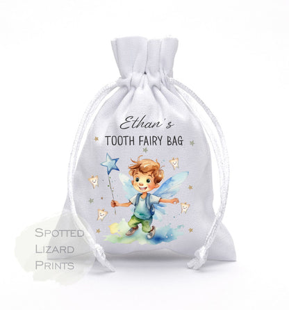 Personalised Tooth Fairy Bags, Tooth Fairy pouch, Lost tooth bag, First Tooth, Girls and Boys Tooth Fairy Bag