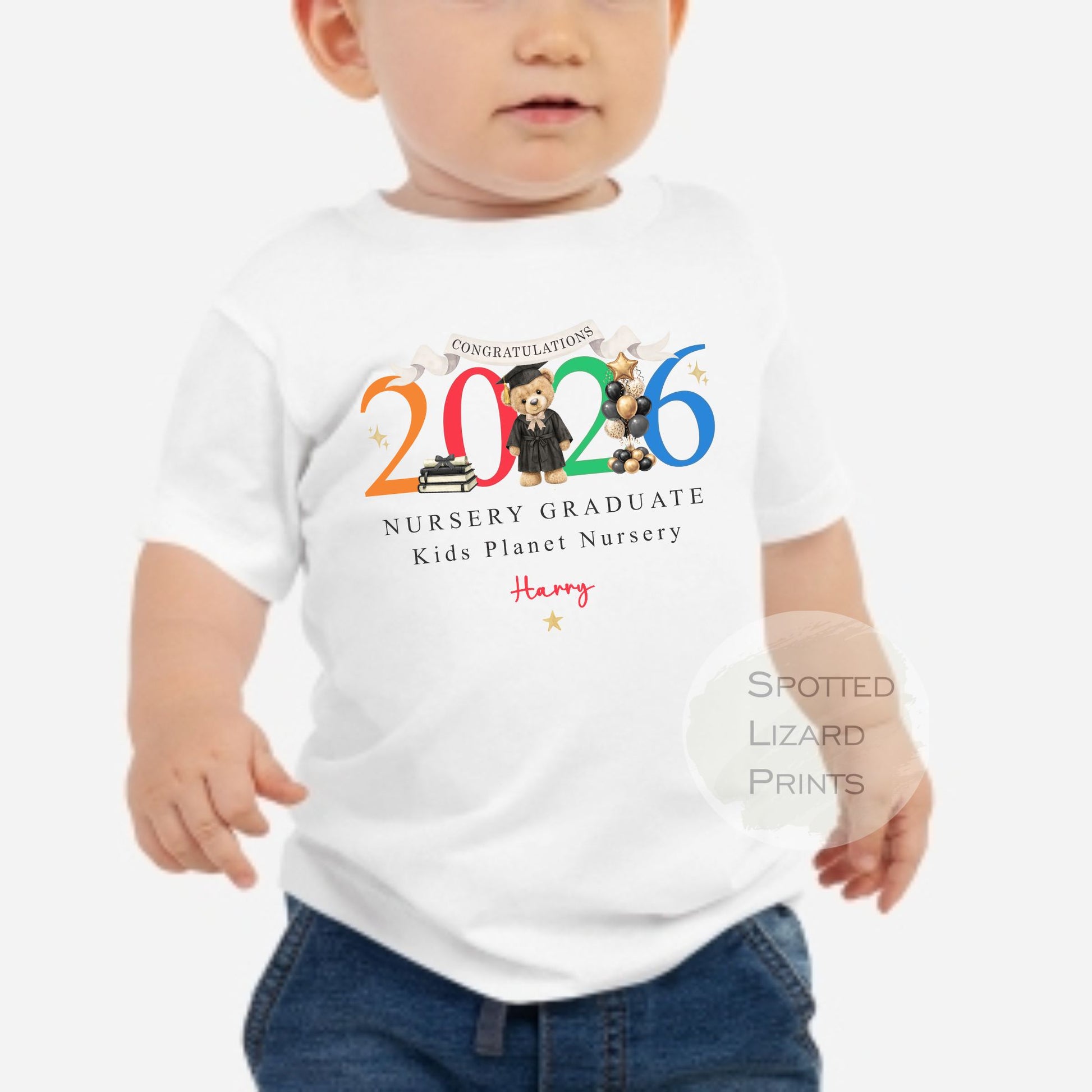 Nursery graduation T-Shirt - Personalised School Graduation T-Shirt - Nursery leaver T-Shirt - School Leaver T-Shirt
