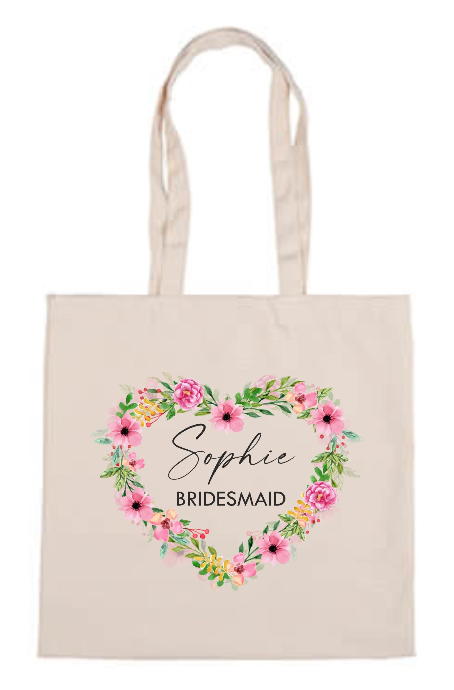 flower day wedding girl tote bag