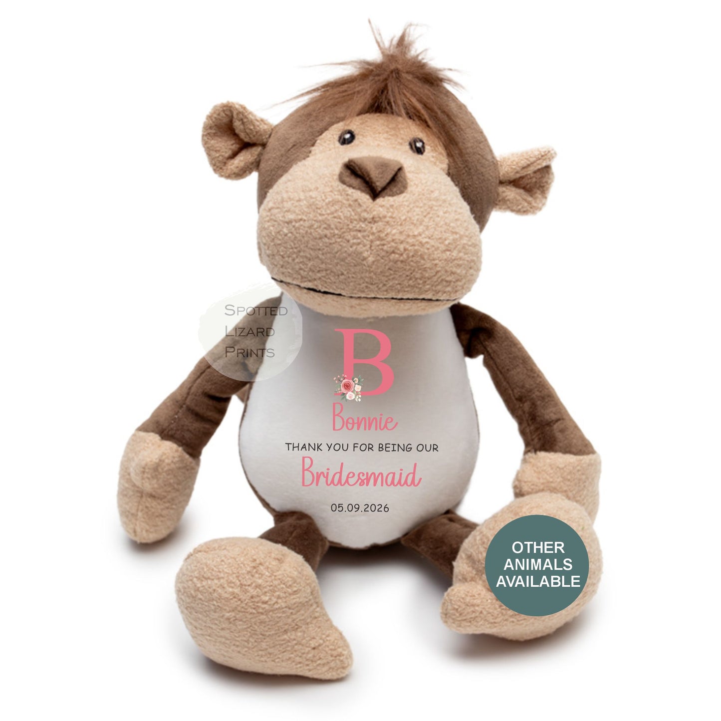 Personalised Flower girl teddy