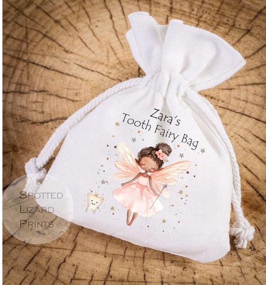 Personalised Tooth Fairy Bags, Tooth Fairy pouch, Lost tooth bag, First Tooth, Girls and Boys Tooth Fairy Bag