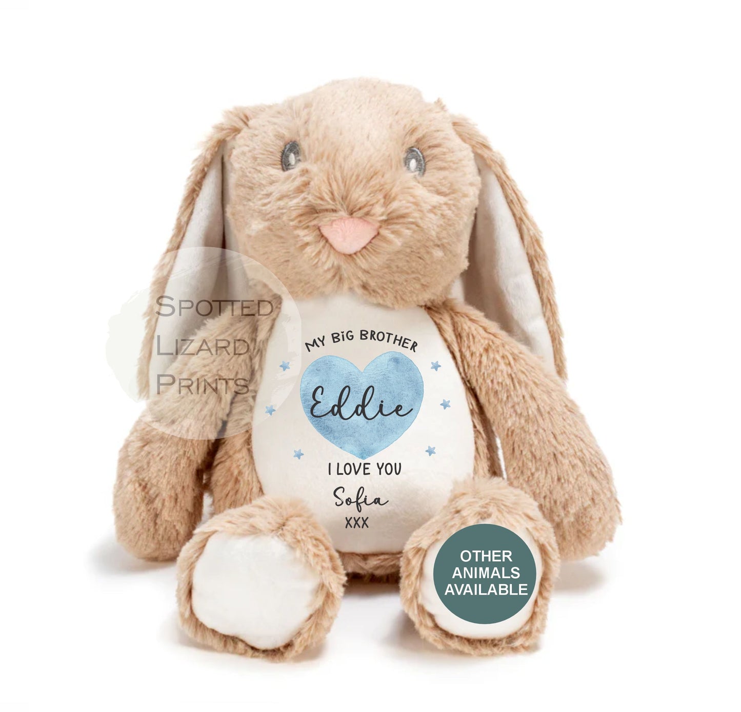 Personalised Big Brother or Big Sister Soft Toy