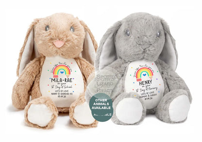 personalised first day of school teddy