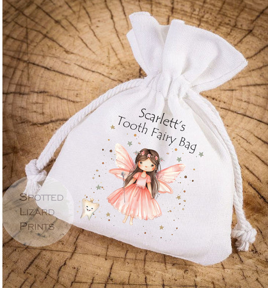 Personalised Tooth Fairy Bags, Tooth Fairy pouch, Lost tooth bag, First Tooth, Girls and Boys Tooth Fairy Bag