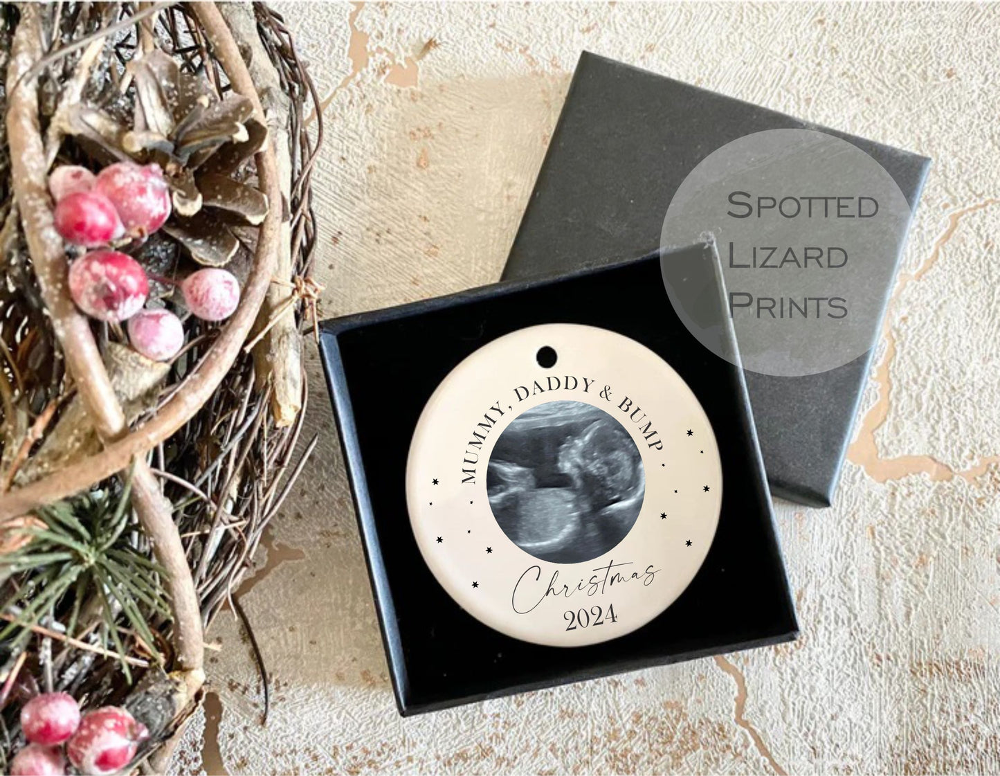 Personalised Xmas Baubles - Personalised Christmas Baubles - Personalised Baubles - Personalised 1st Christmas Baubles - Personalised Christmas Bauble - Christmas Bauble personalised- Baby scan Bauble