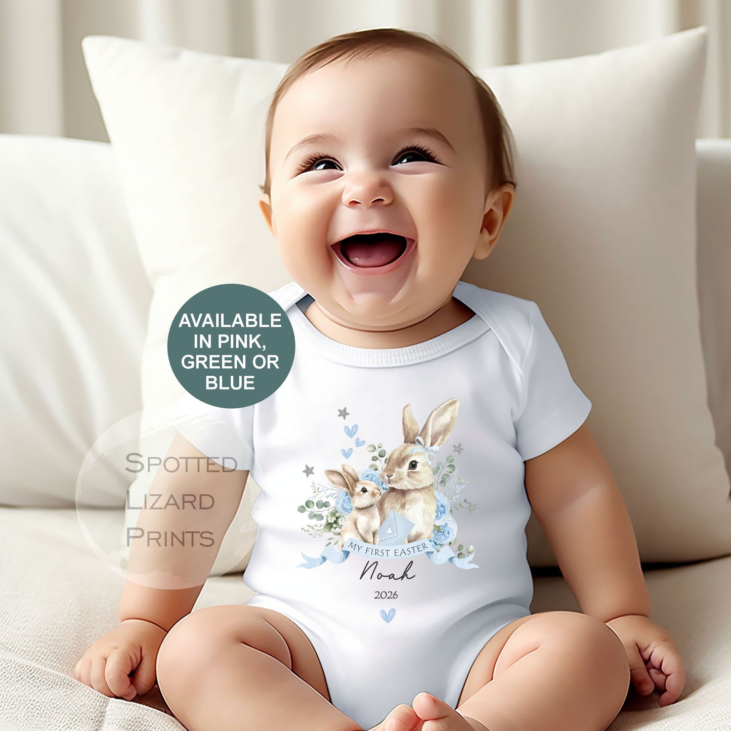 personalised My first Easter baby vest