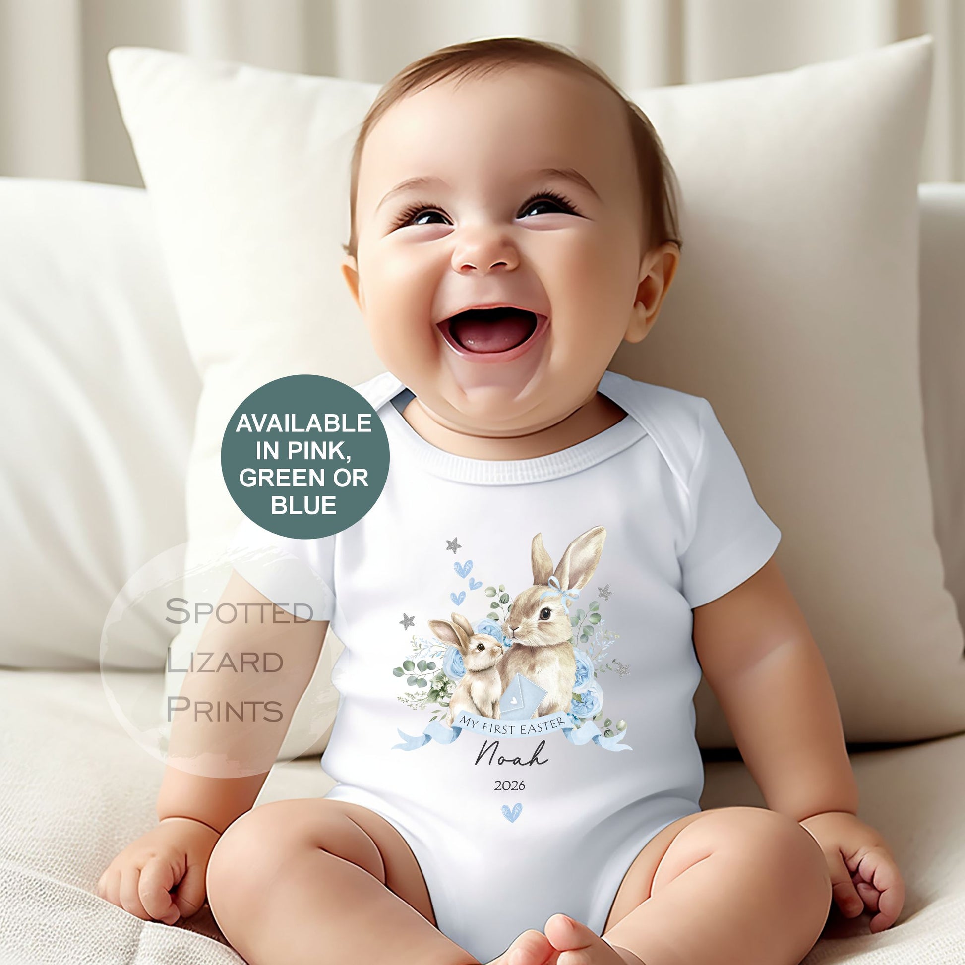 personalised My first Easter baby vest