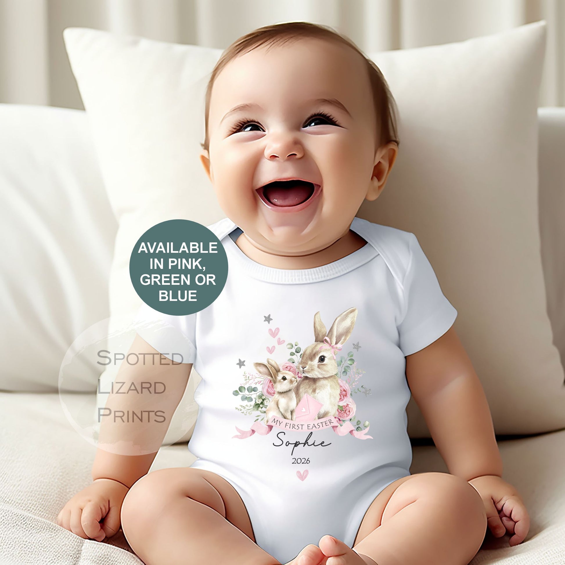 personalised My first Easter baby vest