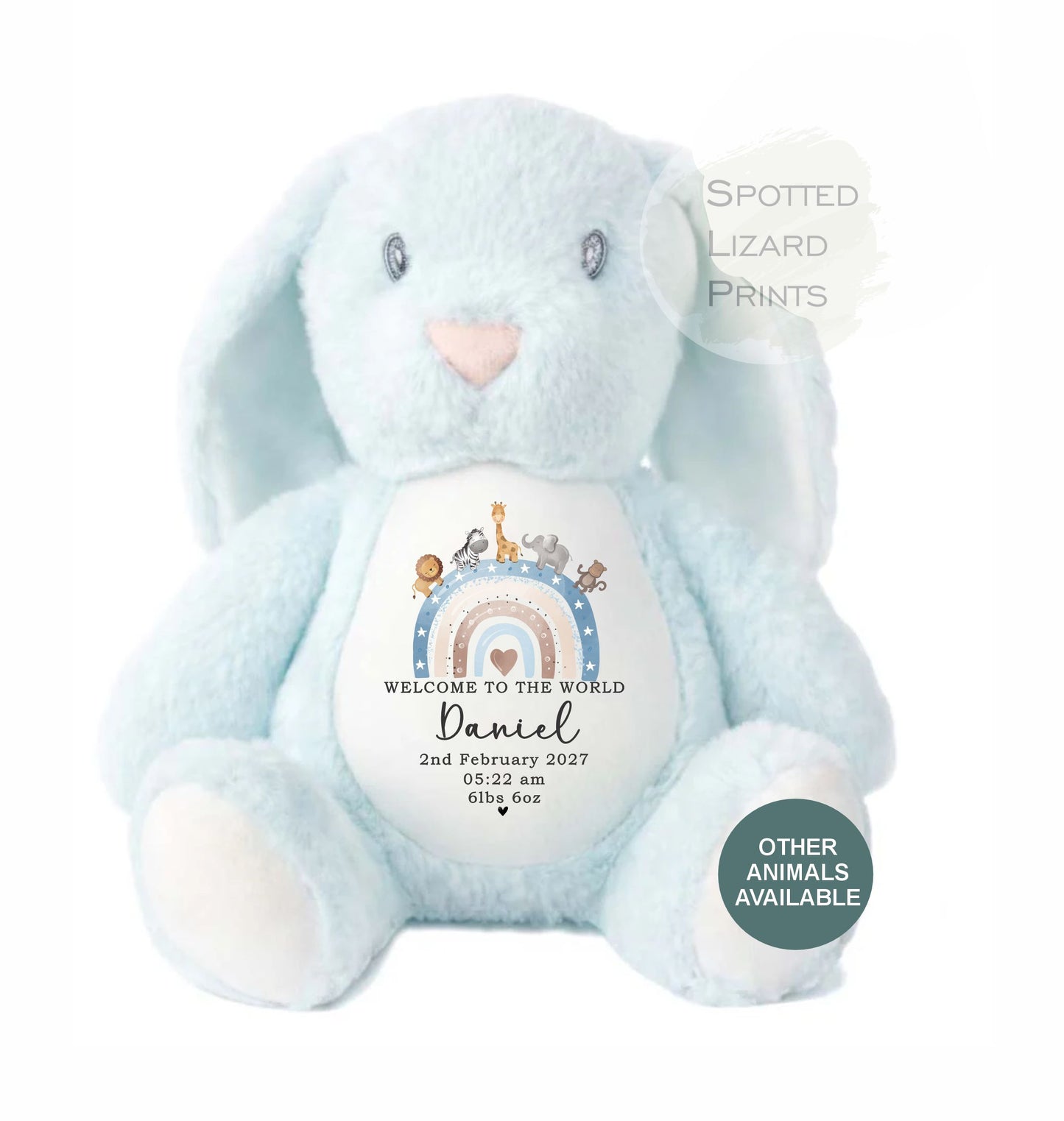 Personalised Born in 2027 Baby Teddy