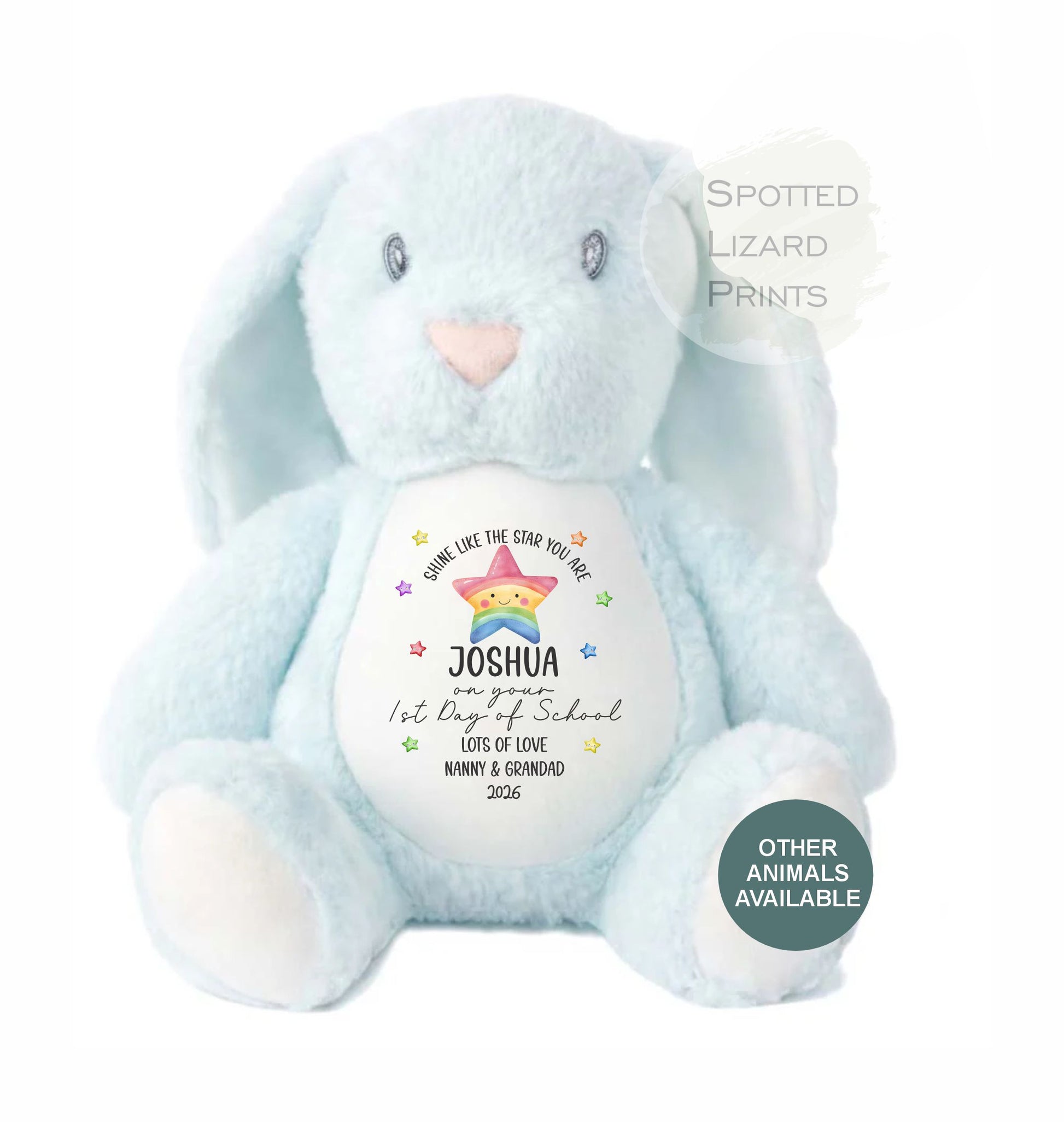 personalised first day of school teddy