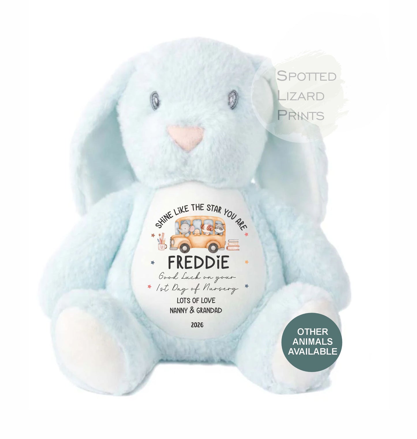 personalised first day of school teddy