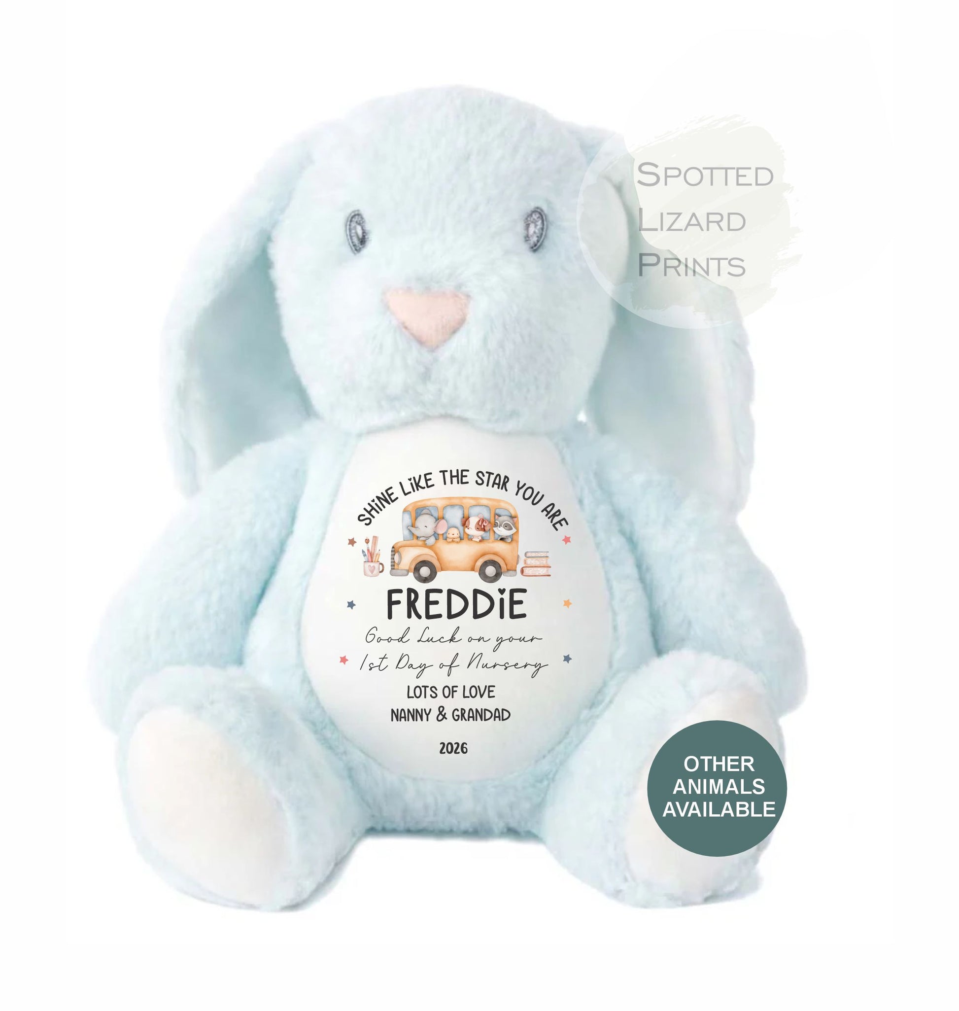 personalised first day of school teddy