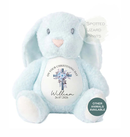 personalised Christening teddy