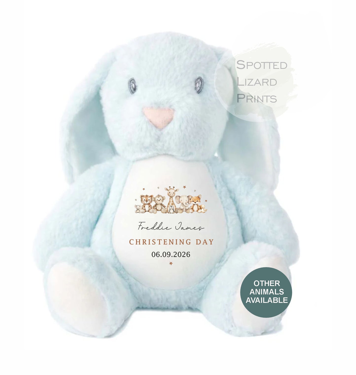 Personalised Christening Teddy Bear, Baby Baptism Gift, Custom Baby Name Soft Toy, Christening Keepsake Gift, Baby Girl Boy Gift, kids Bears