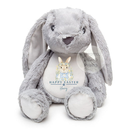 Personalised easter bunny teddy