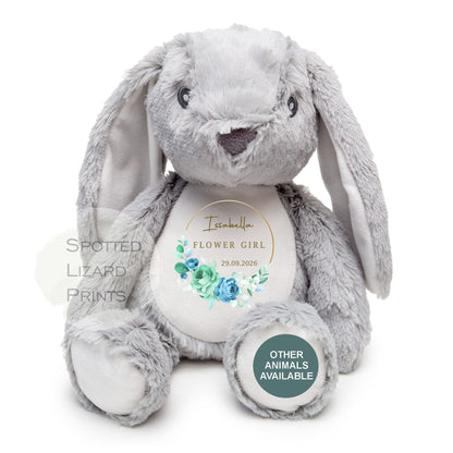 Personalised Thank you Flower girl teddy