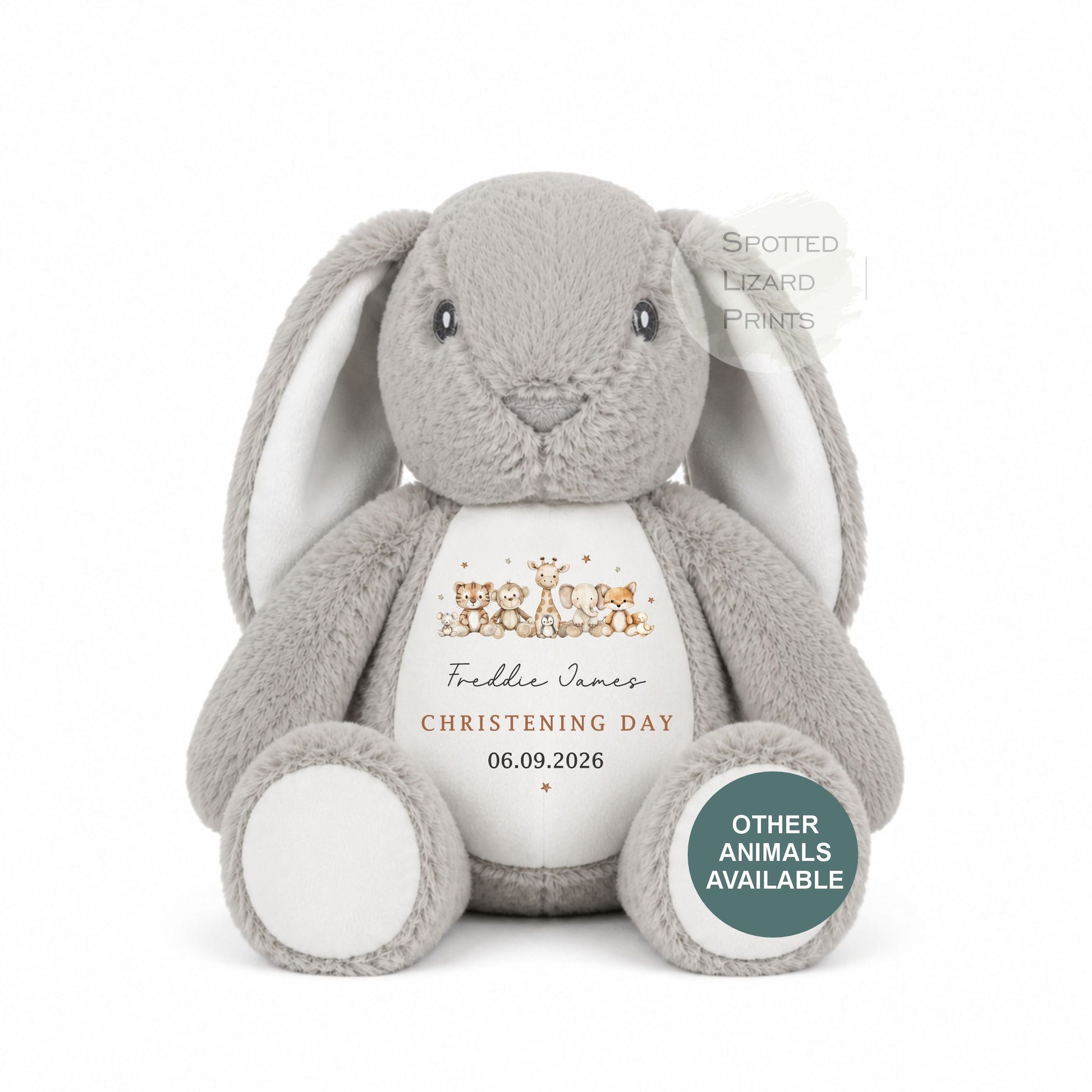 Personalised Christening Teddy Bear, Baby Baptism Gift, Custom Baby Name Soft Toy, Christening Keepsake Gift, Baby Girl Boy Gift, kids Bears