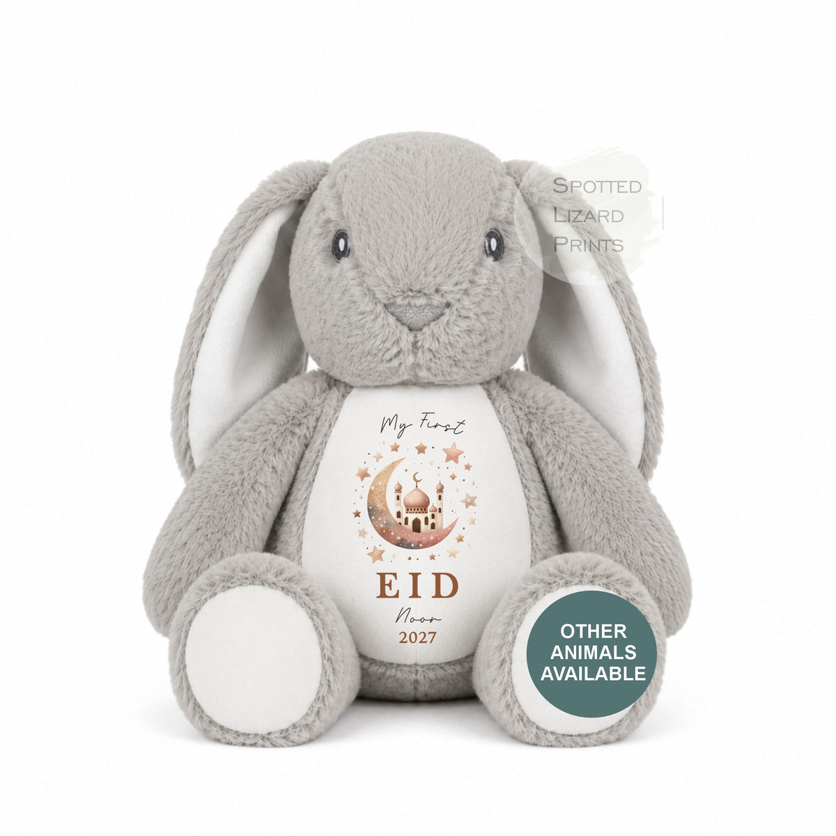 Personalised My First Eid Toy - First Eid Teddy - 1st Eid Gift - Eid Mubarak Baby Teddy - Personalised Baby Gift