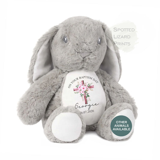 personalised Christening teddy