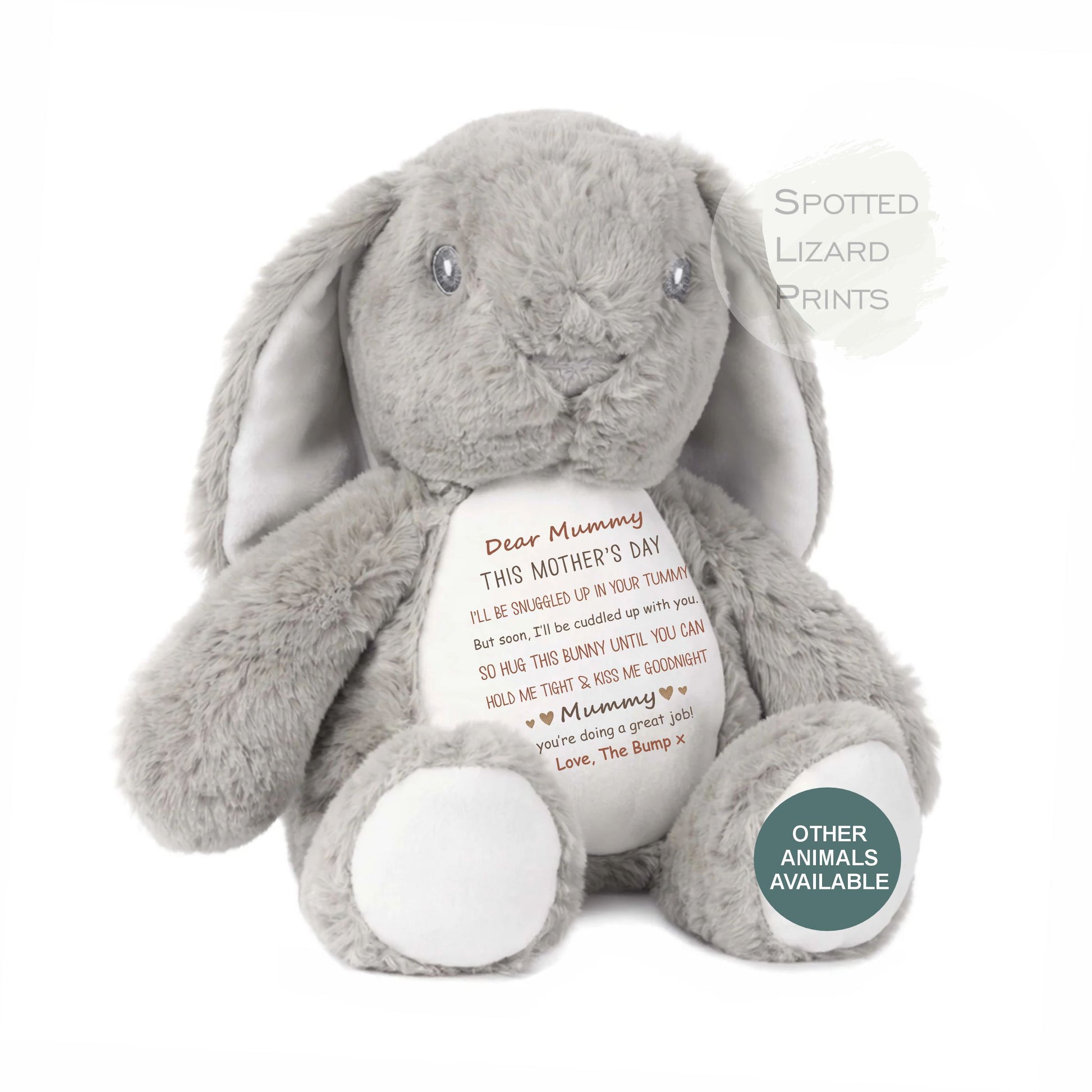Mothers Day Gift From Bump Bunny Soft Toy