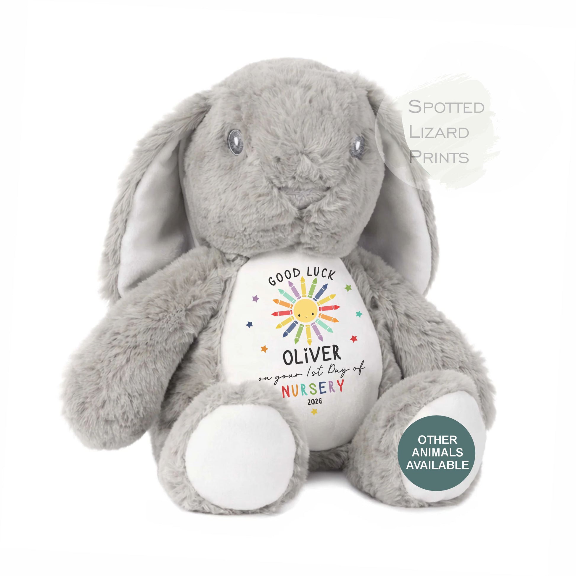 Personalised first day of school teddy