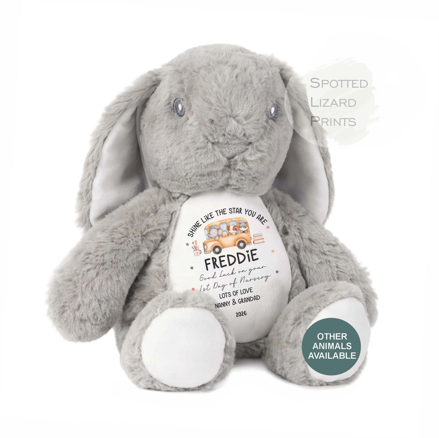 personalised first day of school teddy