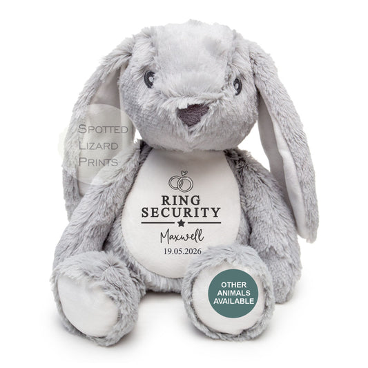 Thankyou teddy for page boys. Personalised Teddy for kids.