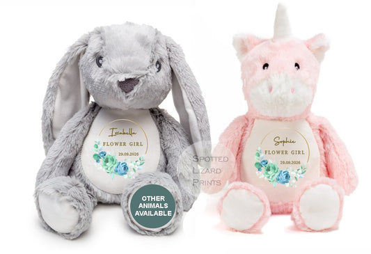 Personalised Thank you Flower girl teddy