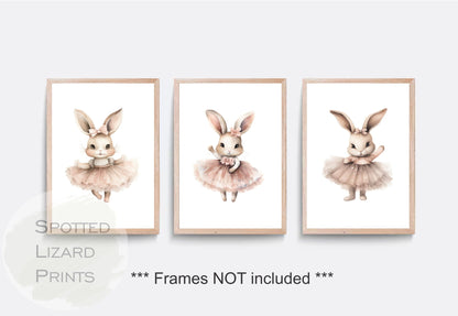 Bunny baby nursery wall art