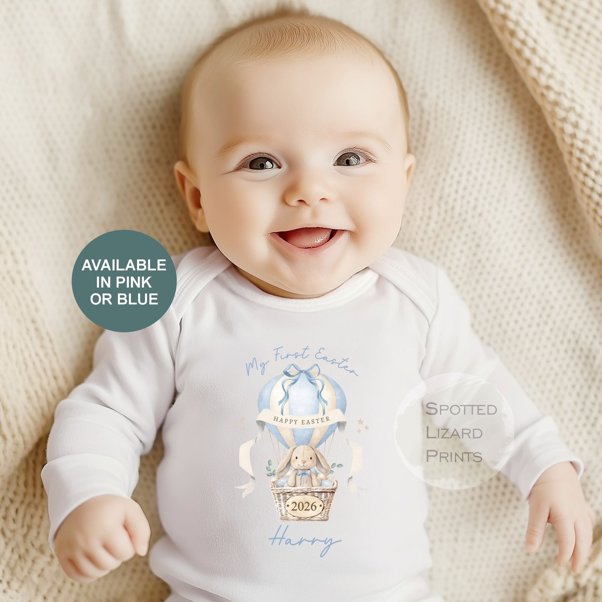 Personalised my first Easter Sleepsuit