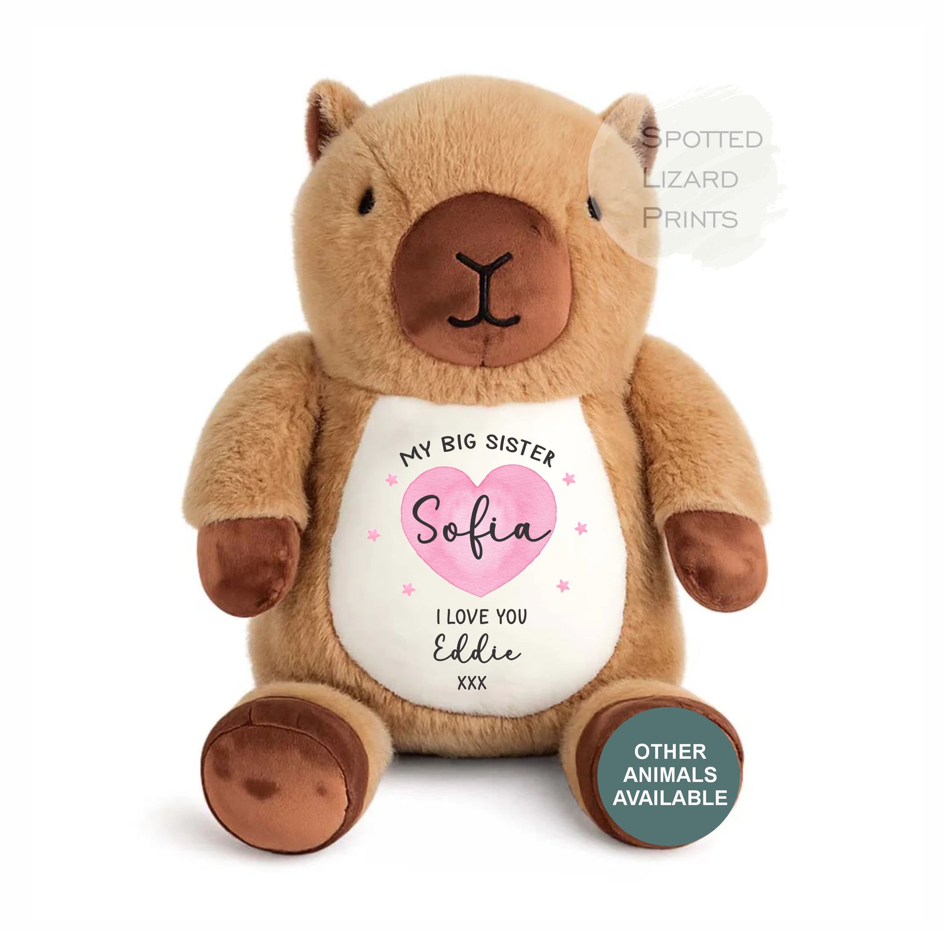Personalised Big Brother or Big Sister Soft Toy