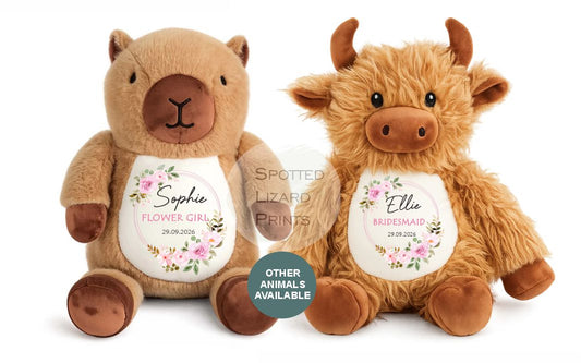 Personalised Flower Girl Teddy