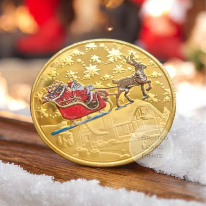 Santa Wish Pouch & coin 