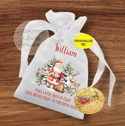 Santa Wish Pouch & coin 