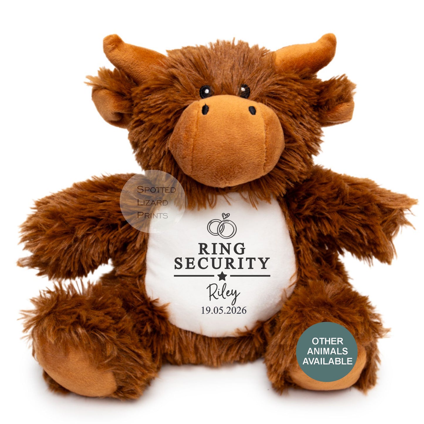 Thankyou teddy for page boys. Personalised Teddy for kids.