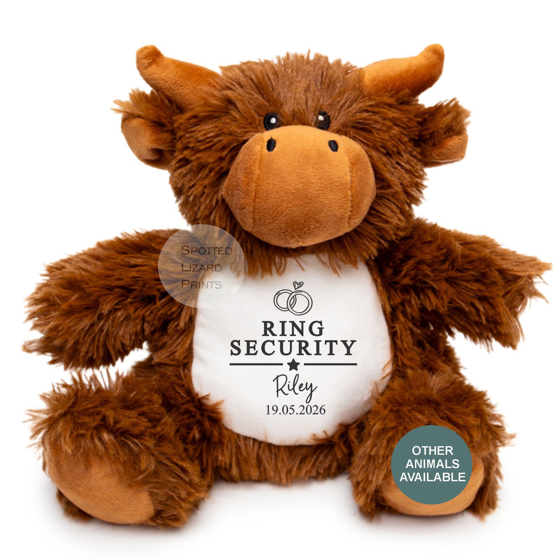 Thankyou teddy for page boys. Personalised Teddy for kids.