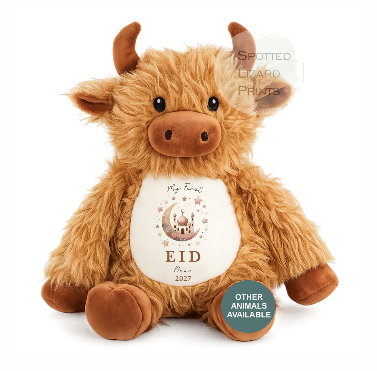 Personalised My First Eid Toy - First Eid Teddy - 1st Eid Gift - Eid Mubarak Baby Teddy - Personalised Baby Gift