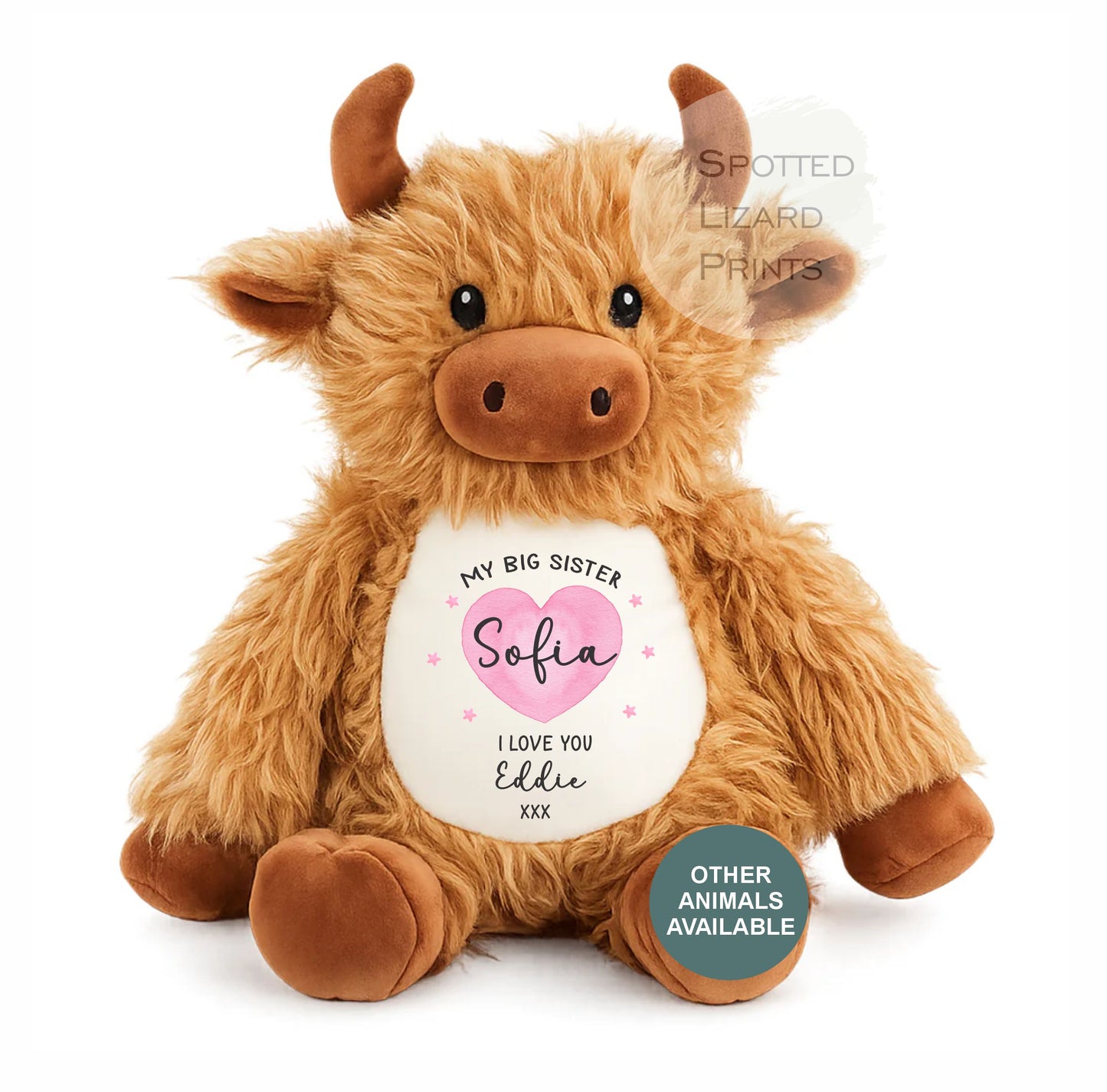 Personalised Big Brother or Big Sister Soft Toy