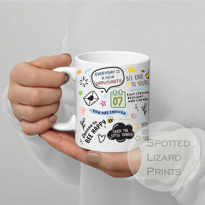 personalised mug of positivitea