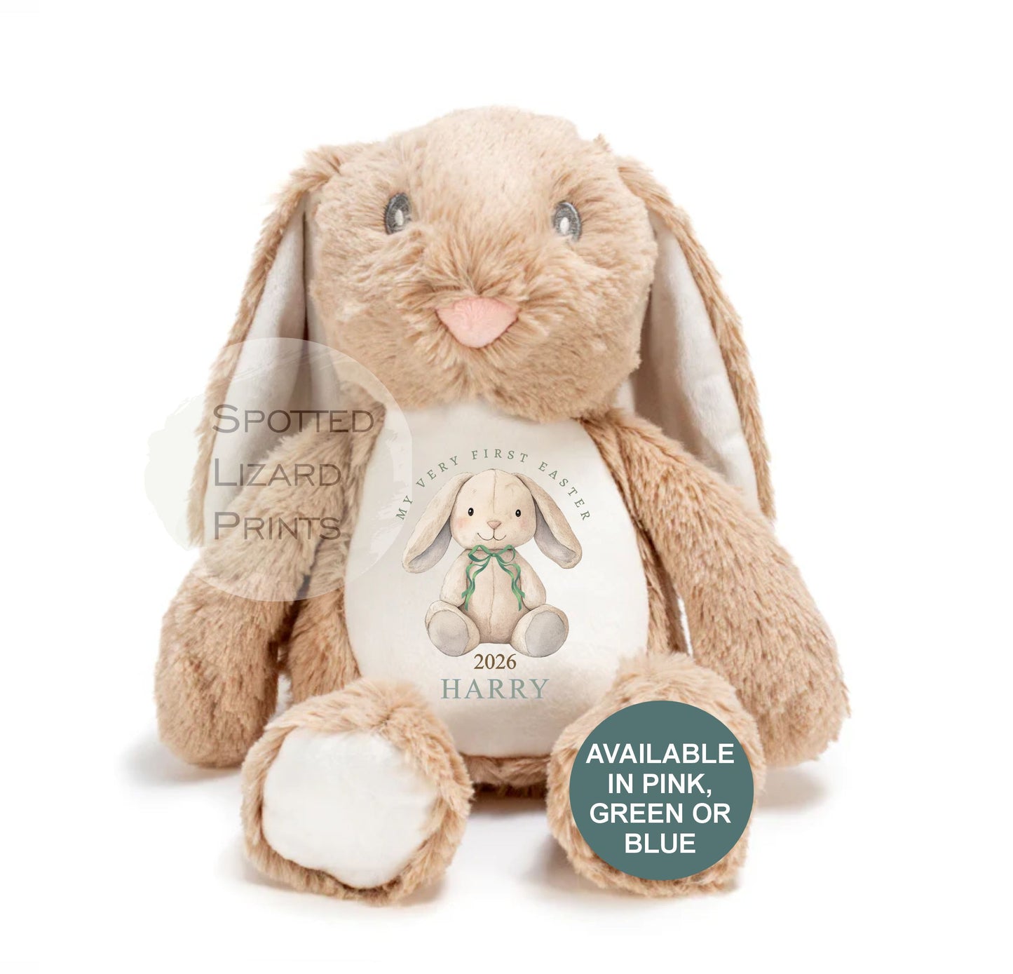 personalised easter bunny teddy