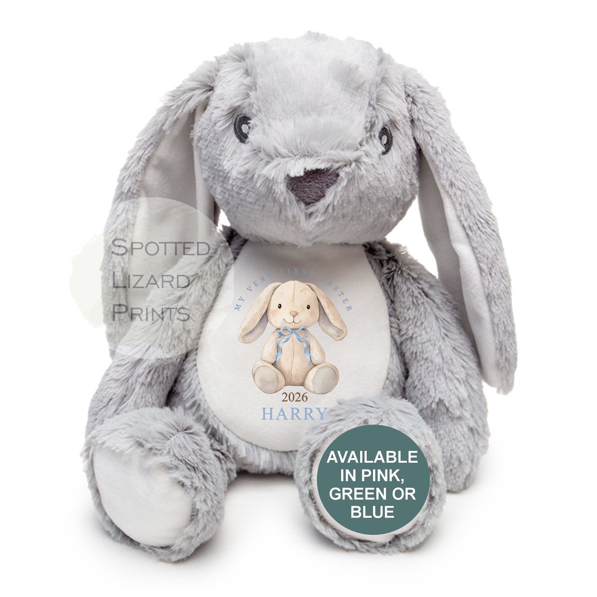 personalised easter bunny teddy