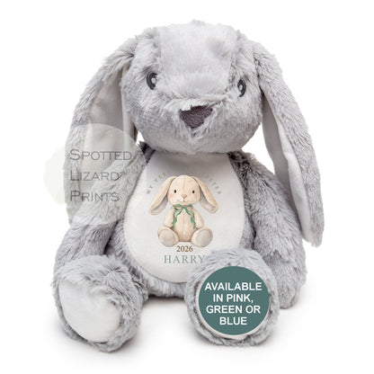 personalised easter bunny teddy