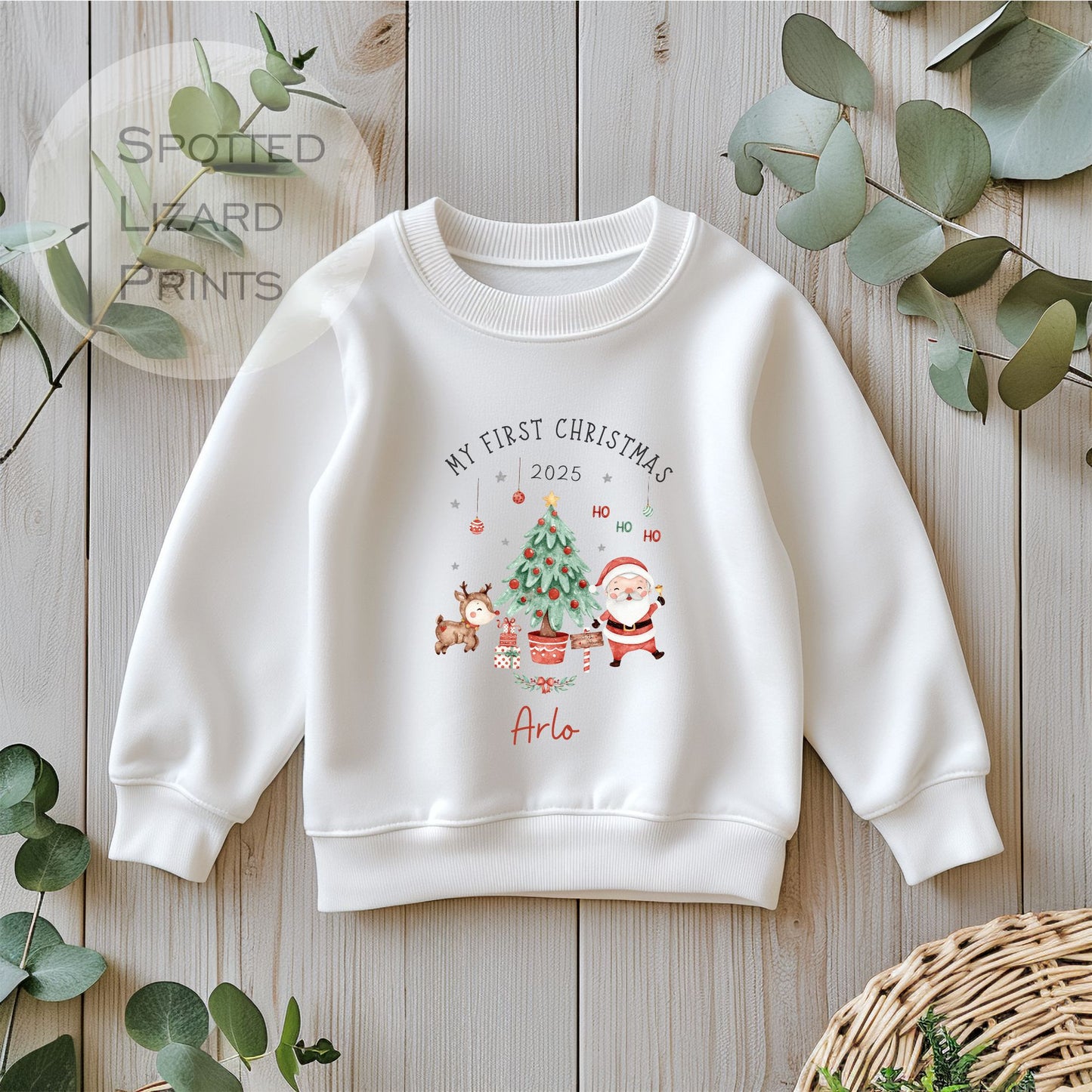 Personalised My First Christmas Sweatshirt