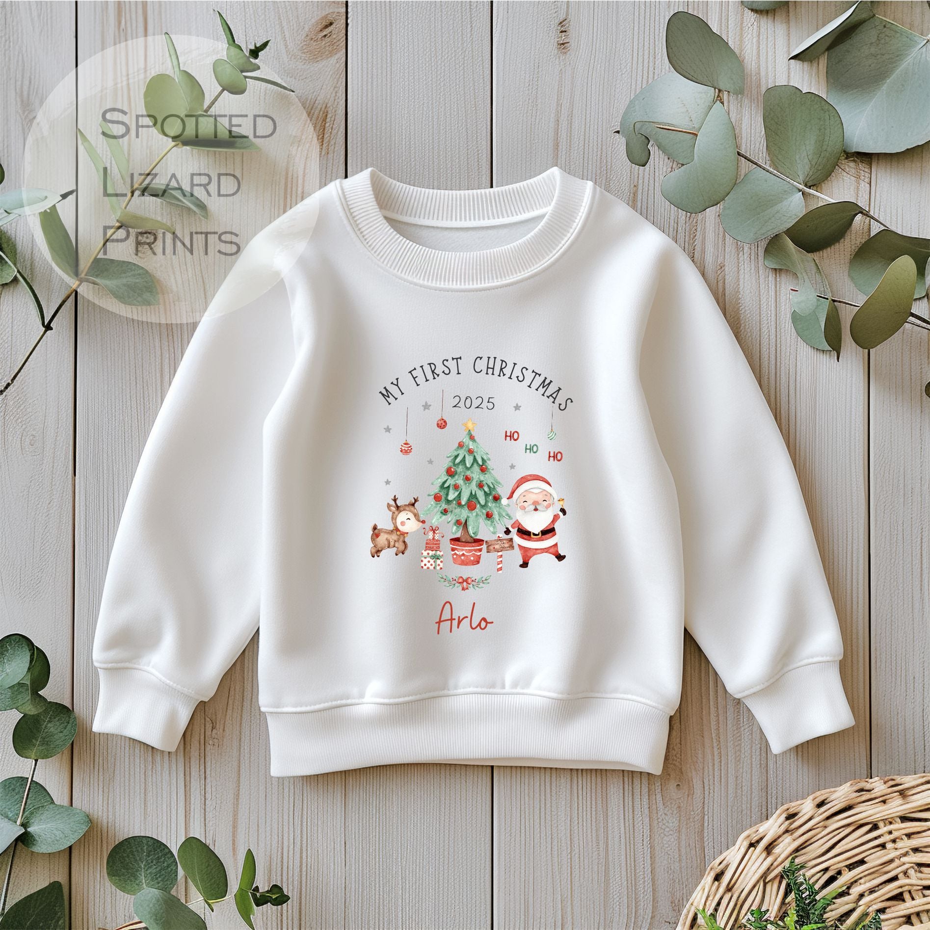 Personalised My First Christmas Sweatshirt