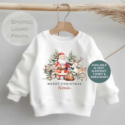 personalised children's Christmas Sweatshirt