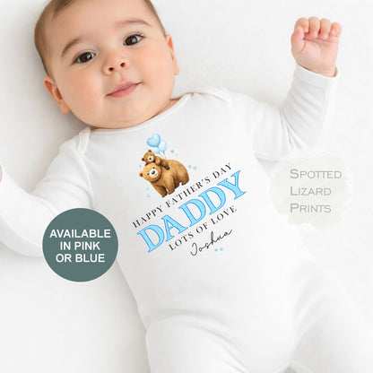 Happy Father's Day as my Daddy Baby Outfit 