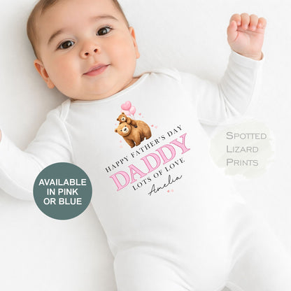Happy Father's Day as my Daddy Baby Outfit 
