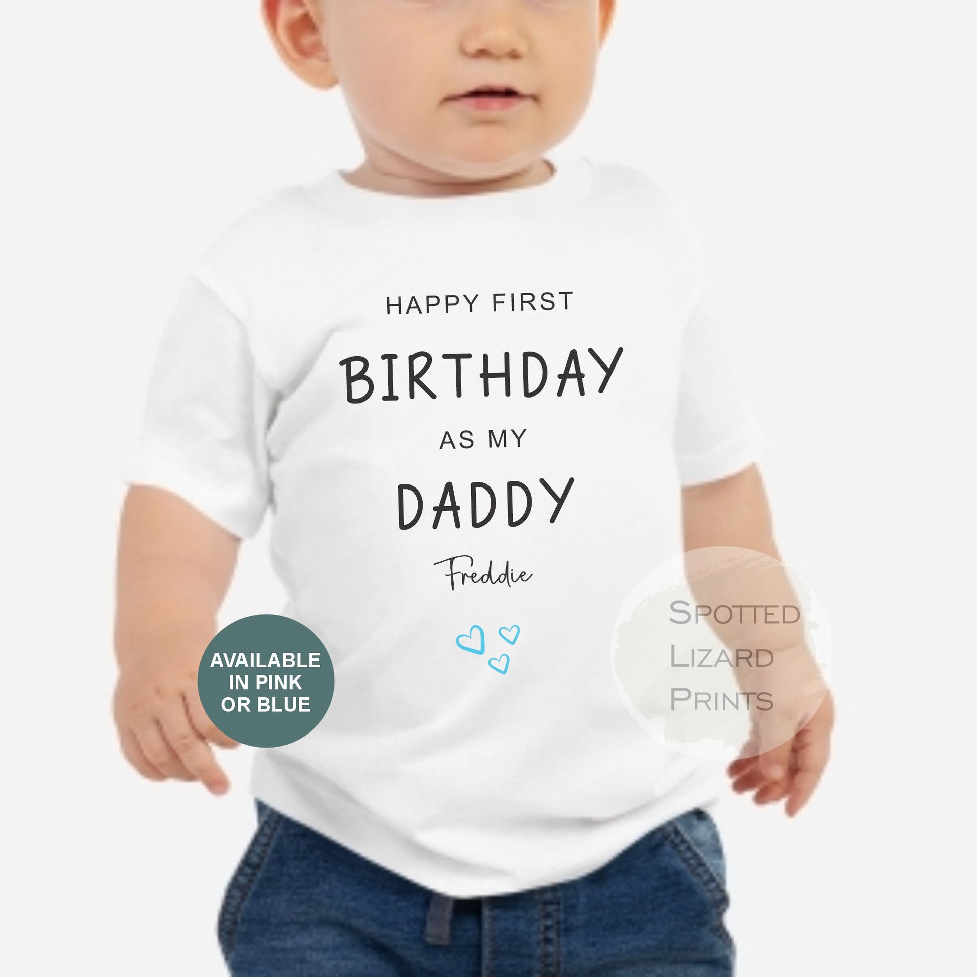 Happy First Birthday DADDY Baby Outfit (First Birthday 1st Birthday Daddy Dad Birthday l New Dad Gift)