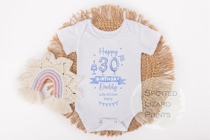 Personalised Happy Birthday Dad Vest