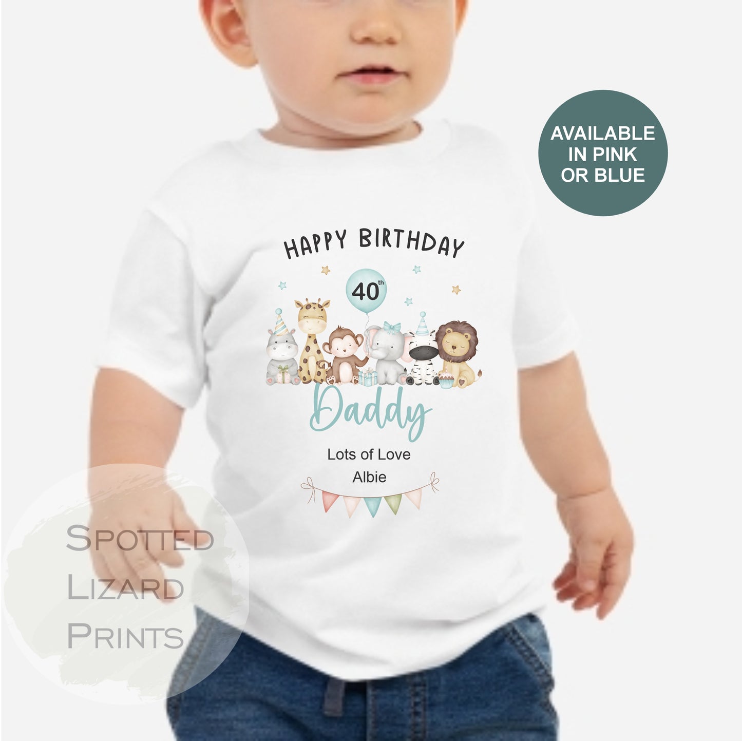 Happy 40th Birthday Daddy t-shirt